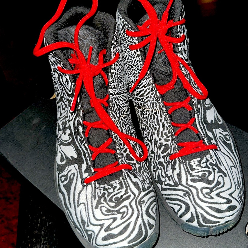 Jordan 23 FlightSpeed Patterned Knit w/Red Accents US 12 UK 11